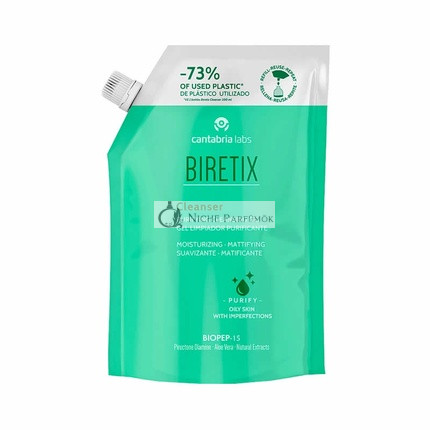 Biretix Purifying Cleansing Gel Utántöltő, 400ml