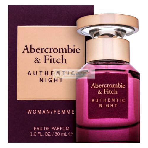 Abercrombie & Fitch Authentic Night Woman Eau de Parfum nőknek 30 ml