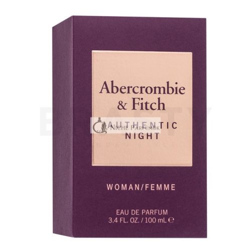 Abercrombie & Fitch Authentic Night Woman Eau de Parfum nőknek 100 ml