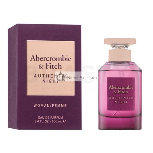 Abercrombie & Fitch Authentic Night Woman Eau de Parfum nőknek 100 ml