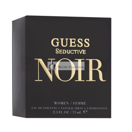 Guess Seductive Noir Women Eau de Toilette nőknek 75 ml