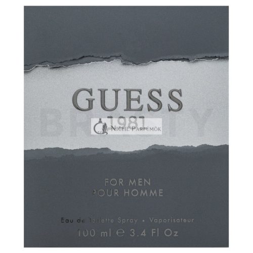 Guess 1981 Eau de Toilette für Herren 100 ml