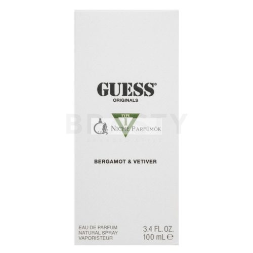 Guess Originals Type 1 Bergamot & Vetiver Eau de Parfum uniszex 100 ml