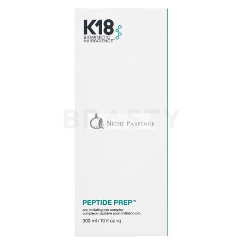 K18 Peptide Prep Pro Chelating Hair Complex kezelés, amely megtisztítja és eltávolítja a nehézfémeket a hajból 300 ml