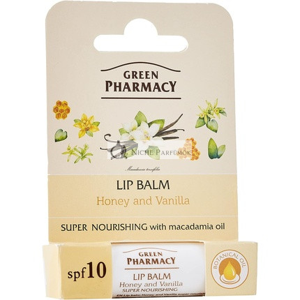 Elfa Pharm Green Pharmacy Méz és Vanília Intenzív Tápláló Ajkbalzsam SPF 10 5ml