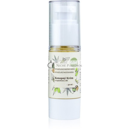 Kvitok Cannabis Olajjal és Burdock-kal készült Éjszakai Krém Zsíros Bőrre - 30 ml