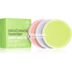   Two Cosmetics Újrahasználható Sminkeltávolító Párnák - 7 db, Zero Waste szövet