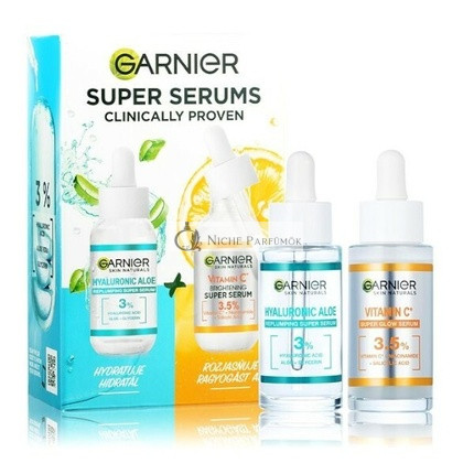 Geschenkset mit Hautseren Skin Natural 2 x 30 ml