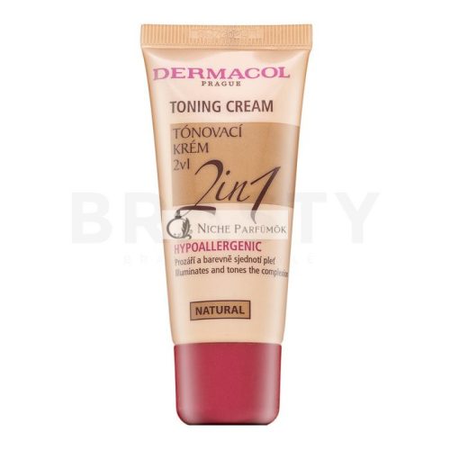 Dermacol Toning Cream 2in1 langanhaltendes Make-up Natural 30 ml