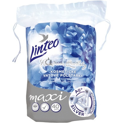 Linteo Premium Maxi Sminklemosó Párnák Ezüst 40 db