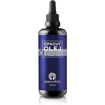 Kaltgepresstes Hagebuttenöl 100ml mit Pipette - Renovality, Tschechische Republik