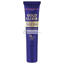   Dermacol Gold Elixir Mélyen Fiatalító Kaviár Szérum, 12ml