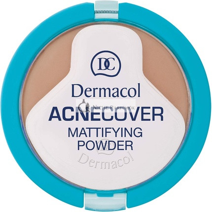 Dermacol ACNEcover Mattifying Powder Puder für problematische Haut No.04 Honey 11 g