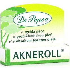   Dr. Popov Akneroll mit Teebaumöl, 6ml - Lokale Behandlung für Akne