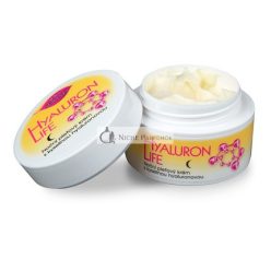   Bio 100% Bio & Vegán Hialuronsav Éjszakai Krém Szilikon, Parabén és Ásványi Olaj Nélkül, 51ml