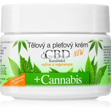 Bione Cosmetics Cannabis CBD Tápanyag Arckrém és Testápoló - 260 ml