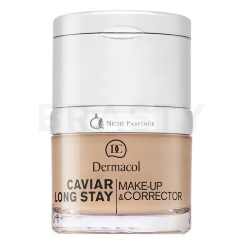 Dermacol Caviar Long Stay Make-Up & Corrector Make-up mit Kaviarauszügen und Korrektor 1 Pale 30 ml