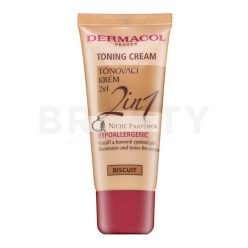   Dermacol Toning Cream 2in1 tonizáló és hidratáló emulziók tónusegyesítő Biscuit 30 ml