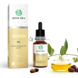Green Idea Jojoba Olaj, 100% Tiszta Bőrápoló, 25ml