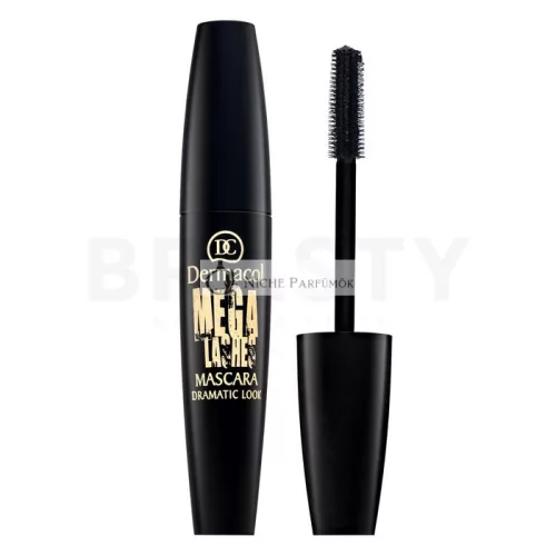 Dermacol Mega Lashes Mascara Dramatic Look szempillaspirál szempilla meghosszabbítására és volumenre Black 13 ml