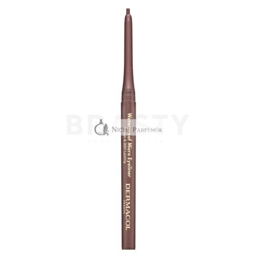 Dermacol Waterproof Micro Eyeliner vízálló szemceruza 02 Brown