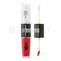   Dermacol 16H Lip Colour Extreme Long-Lasting Lipstick zweiphasige, langanhaltende Farbe und Gloss für die Lippen No. 03 8 ml