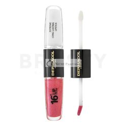   Dermacol 16H Lip Colour Extreme Long-Lasting Lipstick zweiphasige, langanhaltende Farbe und Gloss für die Lippen No. 15 8 ml