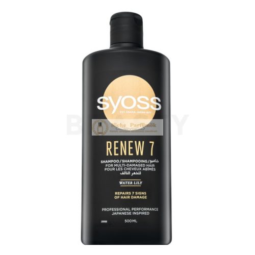 Syoss Renew 7 Complete Repair Shampoo erősítő sampon sérült hajra 500 ml