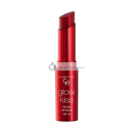 Golden Rose Cosmetics Glow Kiss Tinted Lip Balm SPF15, Vegan Formula, Cseresznye lével