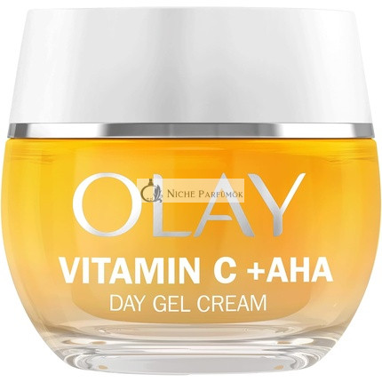 Olay Vitamin C Arcpuhító Nappali Gélkrém AHA-val, Niacinamiddal 99%-os Tisztaságú és E-vitaminnal, 50ml