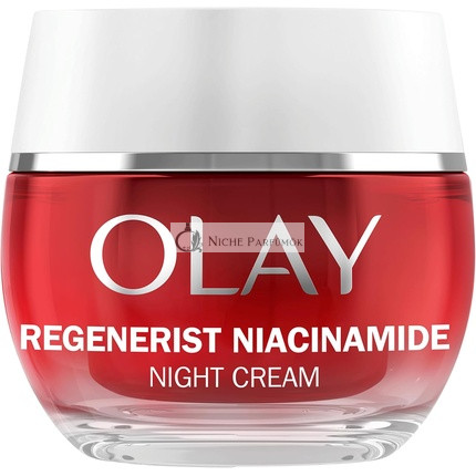 Olay Regenerist Niacinamide Éjszakai Krém Arckrém Niacinamide 99% Tisztasággal, Antioxidáns E-Vitaminnal és Shea Vajjal, 50 ml