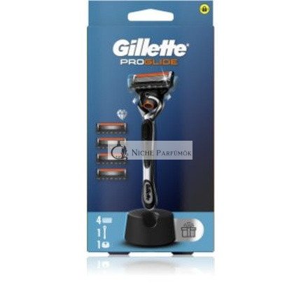Gillette Pro Glide Rasierer mit Ständer und Ersatzklingen