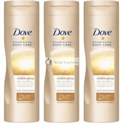   Dove Nährendes Körperpflege Selbstbräunungs-Lotion 250ml Hell bis Mittel