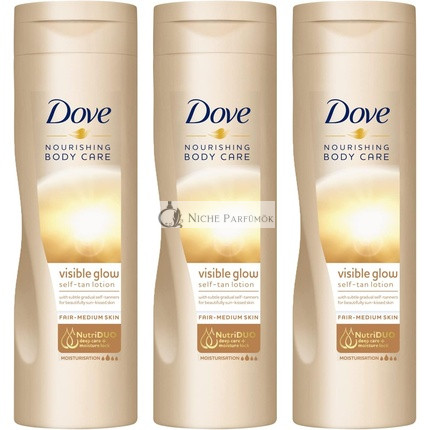 Dove Nährendes Körperpflege Selbstbräunungs-Lotion 250ml Hell bis Mittel