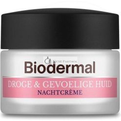   Biodermal Éjszakai Krém Száraz és Érzékeny Bőrre - Hidratál és Javít, 50ml
