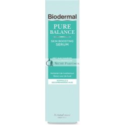   Biodermal Pure Balance Serum - Bőrfeszesítő Szérum - Hialuronsavval és Niacinamiddal, 30ml