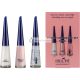 Herome French Manicure Set Pink 3-Schritte Französisches Maniküre Set Nagellack Aufheller und Überlack für eine Natürliche Französische Maniküre 3x10ml