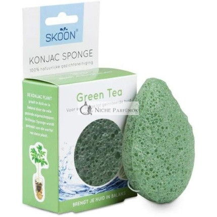 Skoon Konjac Szivacs Zöld Tea Organikus