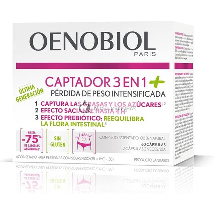 Oenobiol Captador 3 az 1-ben 60 Kapszula