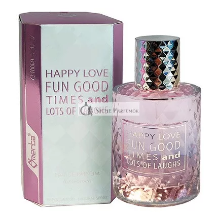 Omerta Happy Love Fun Gute Zeiten und Viel Lachen Eau de Parfum für Frauen, 100ml