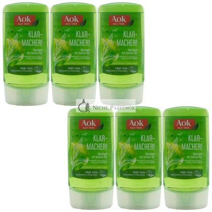 Aok Gesichtswaschgel 150ml für Mischhaut und fettige Haut, 6 Stück