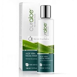   Curaloe Aloe Vera Arctisztító Nőknek és Férfiaknak 60% Tiszta Organikus Aloe, Pattanáskezelés, Pórusnyitás - 240g