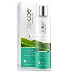   Curaloe Aloe Vera Testápoló Afrikai Shea Vajas és Avokádó Olajjal - 80% Tiszta Organikus Aloe Dús Formula