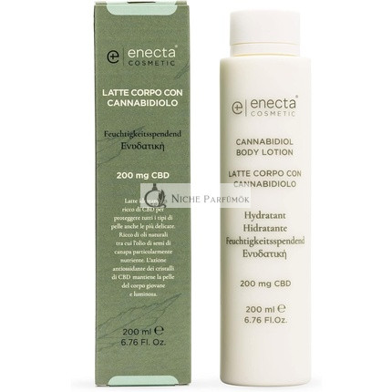 Enecta Testápoló Tej 200mg Kendermag Kivonattal, 200ml