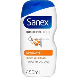   Sanex Biomeprotect Dermo Sensitive Prebiotikus Tusfürdő a Bőr Mikrobiomjáért, 450ml