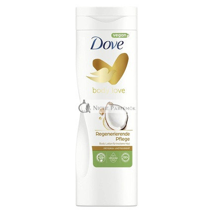 Dove Body Love Körperlotion Regenerierende Pflege für Trockene Haut mit Kokosnuss- und Mandelduft