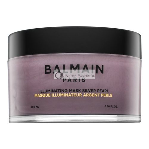 Balmain Illuminating Mask Silver Pearl neutralizáló maszk platinaszőke és ősz hajra 200 ml