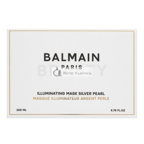 Balmain Illuminating Mask Silver Pearl neutralisierende Haarmaske für platinblondes und graues Haar 200 ml