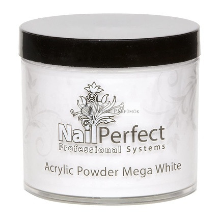 Nail Perfect Basis Acrylpulver Mega Weiß, 25 g