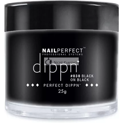 Nail Perfect Dippn Fekete 25 g